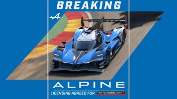 Alpine To Debut In Automobilista 2 With A424 LMDh Hypercar