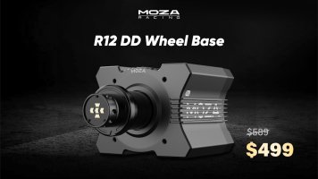 MOZA Racing Upgrades R12 DD Base with NexGen 3.0 FFB Algorithm and Announces New Pricing