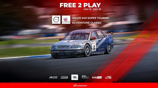 Volvo S40 Supertouring And Silverstone Classic Available FREE In RaceRoom