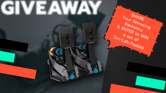 March 2025 Monthly Sim-Lab XP1 Pedals Giveaway